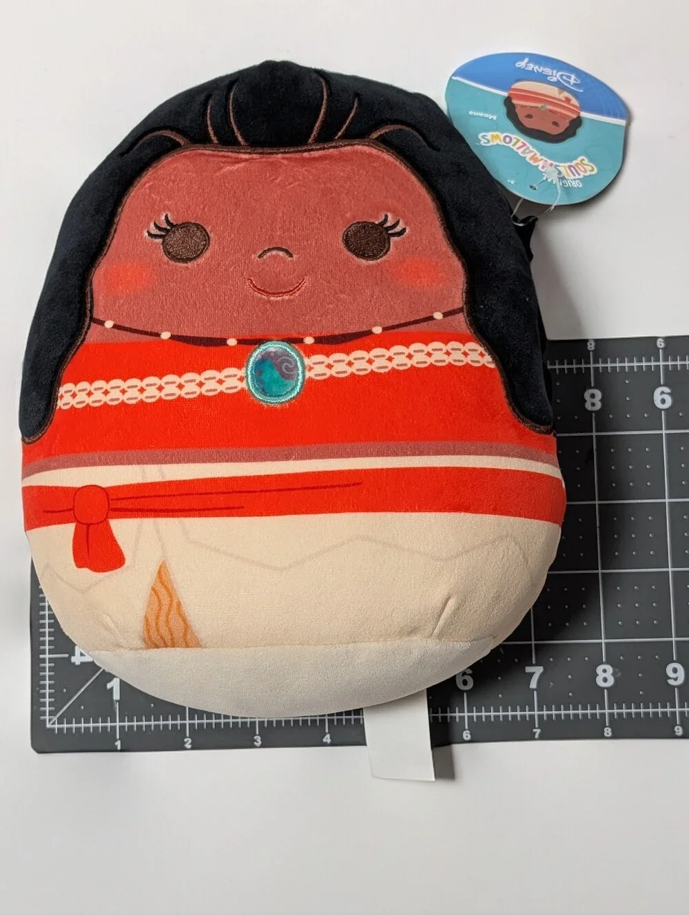 Disney Squishmallows Moana Plush 8” NWT Disney Princess Kellytoy
